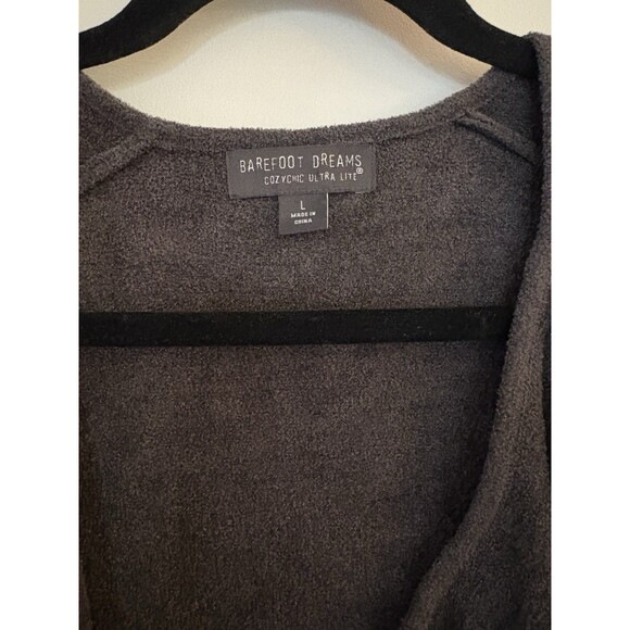 Barefoot Dreams CozyChic Ultra Lite® Long Cardigan gray size Large - Picture 5 of 8